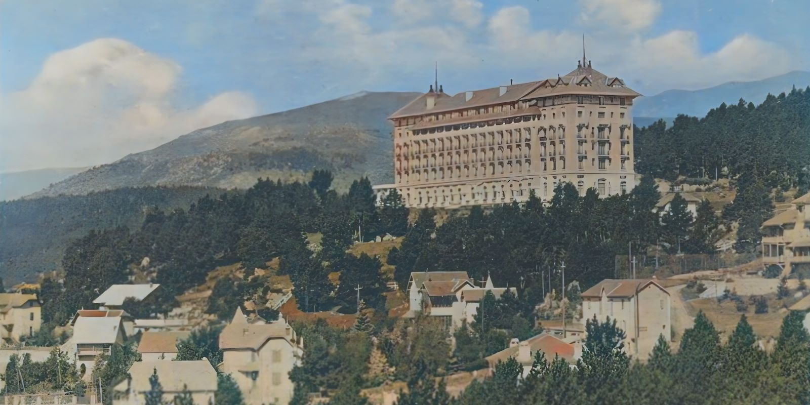 View of Font Romeu at the beginning of the 20th century